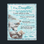 To My Daughter Lion Family Gift, Daughter Birthday Metal Print<br><div class="desc">To My Daughter Lion Family Gift,  Daughter Birthday Gift</div>