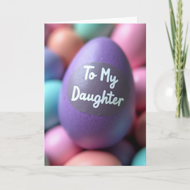 To My Daughter Loving Card (Front)
