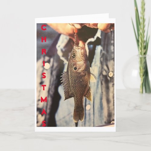 TO MY FAVORITE FISHERMAN AT CHRISTMAS HOLIDAY CARD