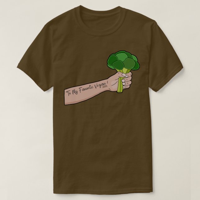 To My Favorite Herbivore T-Shirt (Design Front)