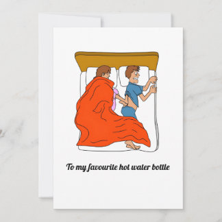 to my favorite hot water bottle holiday card