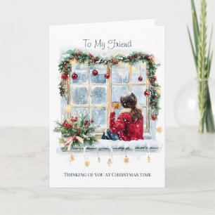 To my Friend Christmas Card