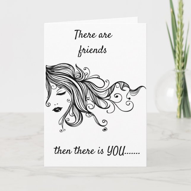 "TO MY FRIEND" WITH LOVE BIRTHDAY CARD (Front)