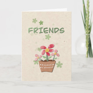 To My Friends Thank You Card