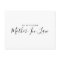 To my future Mother-in- law postcard modern