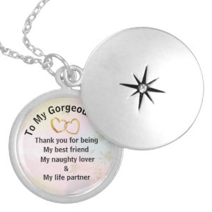 To My Gorgeous Wife - Locket Necklace