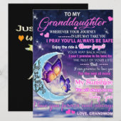 To My Granddaughter Butterflies Birthday Gift Idea (Front/Back)