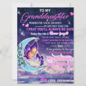To My Granddaughter Butterflies Birthday Gift Idea (Front)
