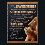 To My Granddaughter Gift From Grandma, Lion Lovers Notebook<br><div class="desc">To My Granddaughter Gift From Grandma,  Lion Lovers Gift
- This is wonderful gift for your family,  your friend in any occasions such as housewarming,  birthday,  new home
- It can be used for house decor,  make your house more gorgeous!</div>