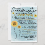 To My Granddaughter Gift, Grandkids Birthday Gift Holiday Card<br><div class="desc">To My Granddaughter Gift,  Grandkids Birthday Gift</div>