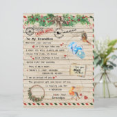 To My Grandson Gift,Grandson And Grandpa,Bird Love (Standing Front)