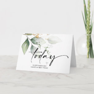 To My Groom On Our Wedding Day from Bride Married  Card