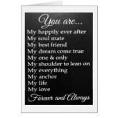 "TO MY HAPPILY EVER AFTER" HAPPY ANNIVERSARY (Front)