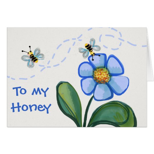 To my honey cards (Front Horizontal)
