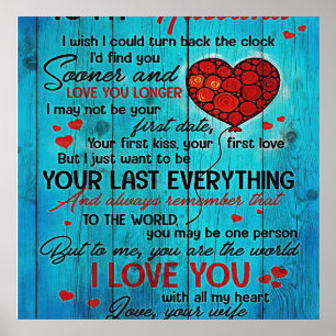 To My Husband Design   Love Quotes To Husband Poster