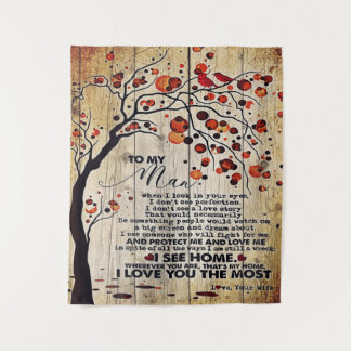 To My Husband Design, To My Husband Gift Tapestry