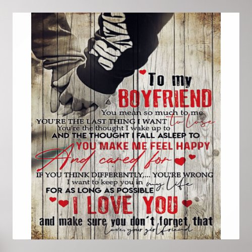 To my Husband Design  Trendy Husband Gift Poster