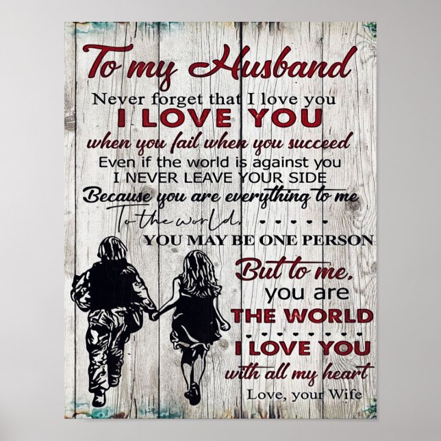 To my Husband | Family Decoration | To My Family (Front)