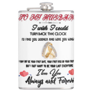 To my husband flask