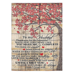 To My Husband Funny Quotes To Husband Gift Tablecloth