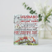 To My Husband Gift | Letter For Him | (Standing Front)