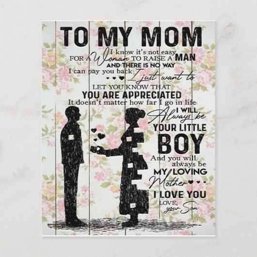 To My Husband Gift | Letter For Him | (Back)