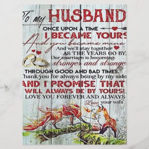 To My Husband Gift Letter For Him Menu