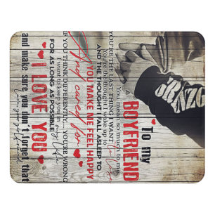 To my Husband Gift Lovely Husband Letter Door Sign