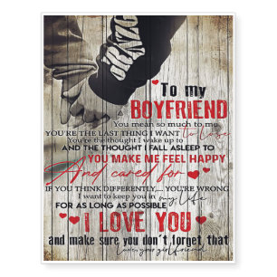 To my Husband Gift   Lovely Husband Letter Temporary Tattoos