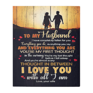 To my Husband   House Decoration Gift