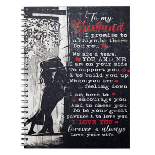 To My Husband Letter Cute Present To My Husband Notebook