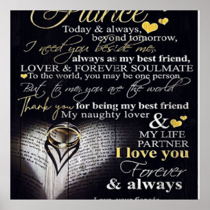To My Husband Love Quotes To Husband Poster