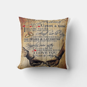 To my Husband Lovely Husband Gift Throw Pillow