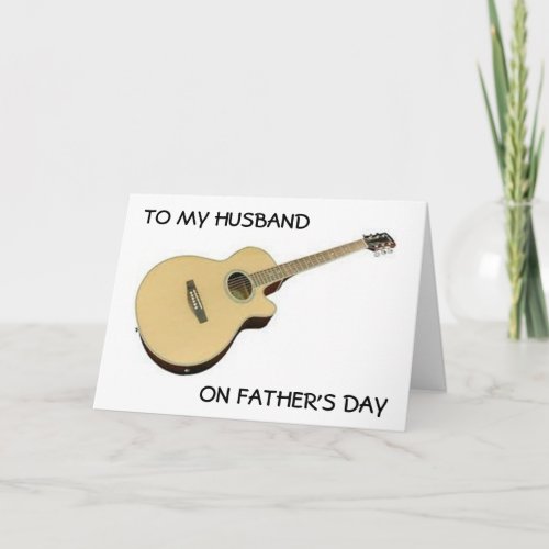 TO MY HUSBAND ON FATHERS DAY_MAKE FAMILY SPECIAL CARD