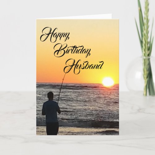 TO MY HUSBAND ON YOUR BIRTHDAY CARD