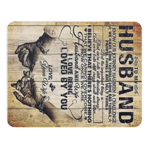 To My Husband Present   Cute Quotes   Door Sign
