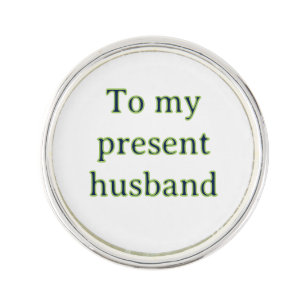 To my husband wedding anniversary add name date ma lapel pin