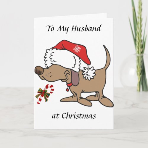 TO MY HUSBAND WHO MAKES EVERYDAY SPECIAL HOLIDAY CARD