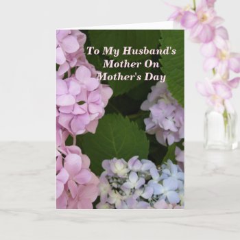 To My Husband's Mother Card by heavenly_sonshine at Zazzle