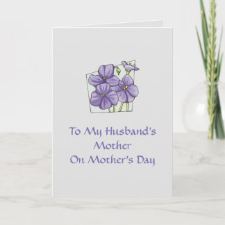 To My Husband's Mother PUR Card