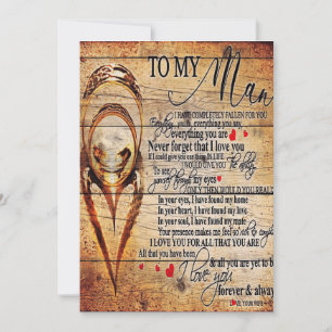 To My Love My Husband Present Cute Quotes Gift Holiday Card