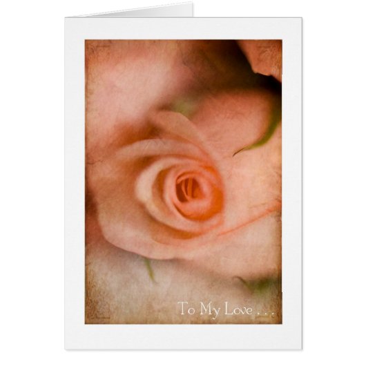 To My Love Rose Bud #2 Cards (Front)