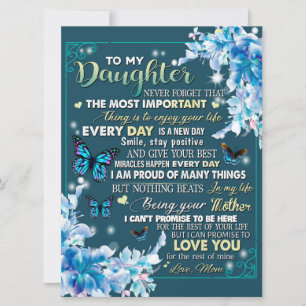 To My Mom Gift,Daughter And Mom,Butterfly Lovers