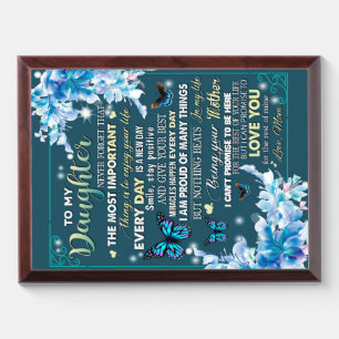 To My Mom Gift,Daughter And Mom,Butterfly Lovers Award Plaque