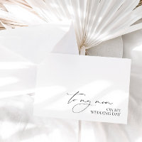 "To My Mom On Wedding Day" Morning Wedding Message