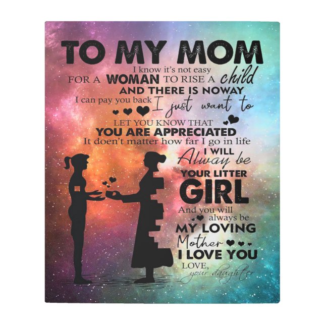 To My Mom Present | New Apartment Decor | (Front)