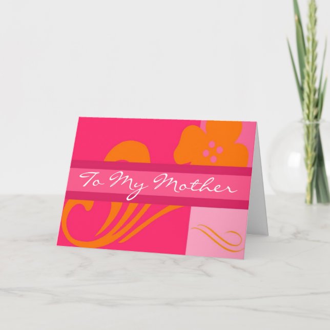 To My Mother Card (Front)