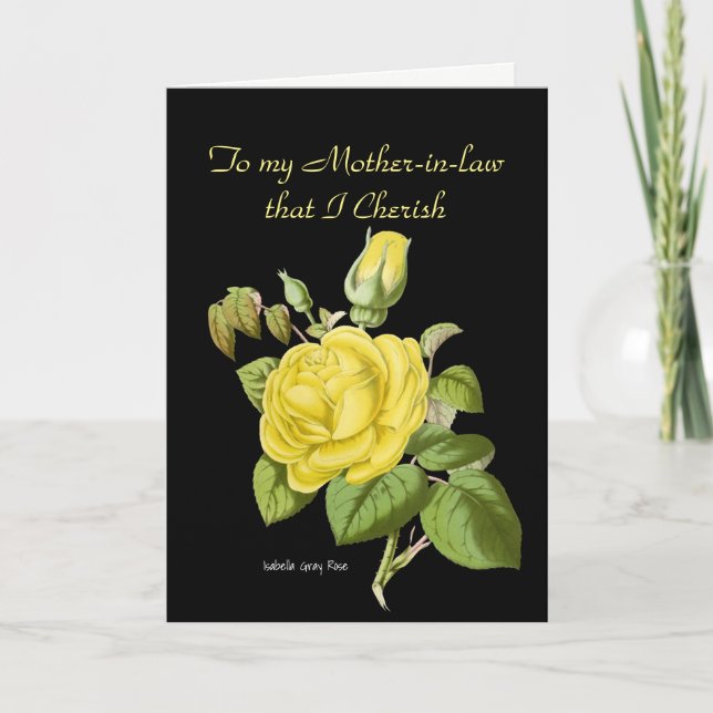To My Mother-in-law That I Cherish+ Card (Front)
