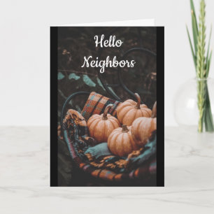 TO MY **NEIGHBORS** AT THANKSGIVING CARD