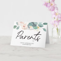 To My Parents Wedding Thank You For Brides Mom Dad